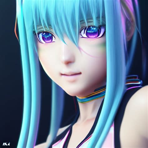 Prompthunt Miku Nakano Render As A Very Beautiful 3d Anime Girl Hot