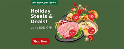Holiday Steals And Deals Up To 50 Off