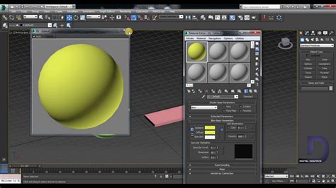 3ds Max Tutorial Material Editor In 3ds Max Youtube
