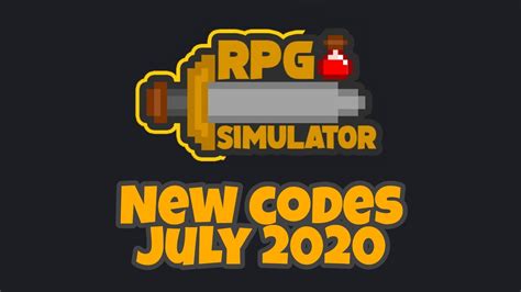 I hope this video helped, if it did then make sure to like and subscribe! NEW JULY 2020 CODES!! | ROBLOX RPG SIMULATOR - YouTube