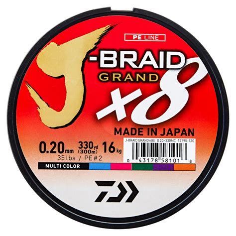 Daiwa Angelschnur J Braid Grand X8 multi color 150 m günstig kaufen