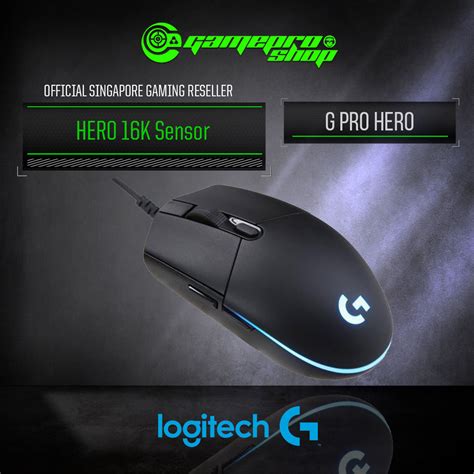 Logitech G Pro Hero Wired Rgb Gaming Mouse 910 005442 2y Gamepro Shop