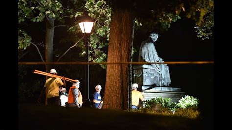 The Statue Of Chief Justice Roger B Taney Was Removed From The Grounds
