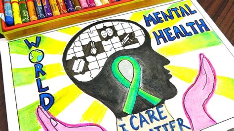 How To Draw Mental Health Day Poster Health Care Today