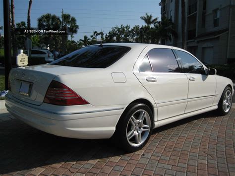 Gle 350, gle 450, gle 580, amg gle 53 and amg gle 63 s. 2002 Mercedes Benz S430 Sedan Amg Sport Package Navi Alabaster White