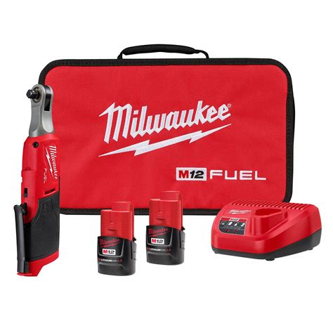 Milwaukee 35 Ft Lb Fastening Torque 450 Rpm Free Speed Ratchet Kit