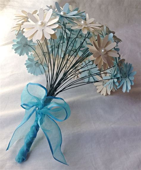 Paper Daisies Paper Flowers Wedding Centerpiece By KC2Designs 28