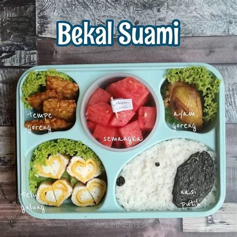 Tapi, 5 ide menu bekal makan siang ini pas banget untuk kamu yang antiribet. IDEA MENU BEKAL UNTUK SUAMI KE TEMPAT KERJA