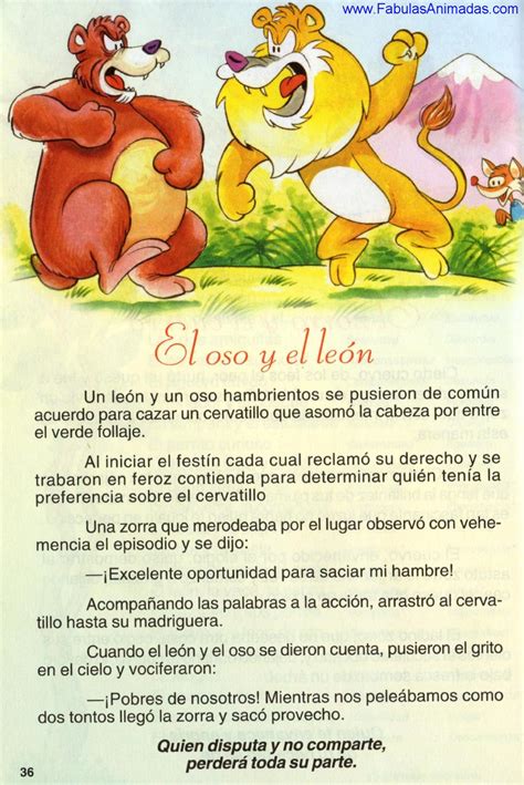 El Oso Y El León By Fabulas Animadas Issuu