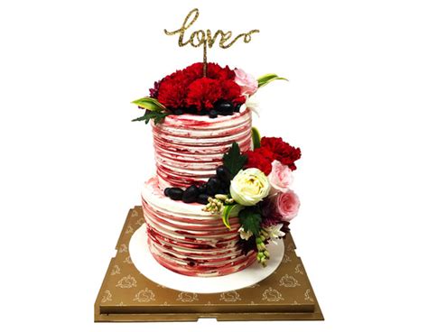 Painted Floral Cake Smoor