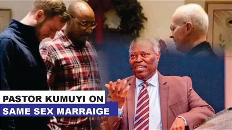 pastor kumuyi speak on same sex marriage youtube