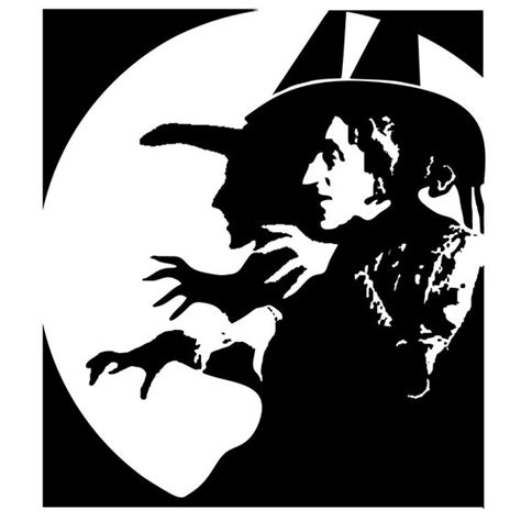 Items Similar To Hw26 Reusable Laser Cut Stencil The Wicked Witch 7mil