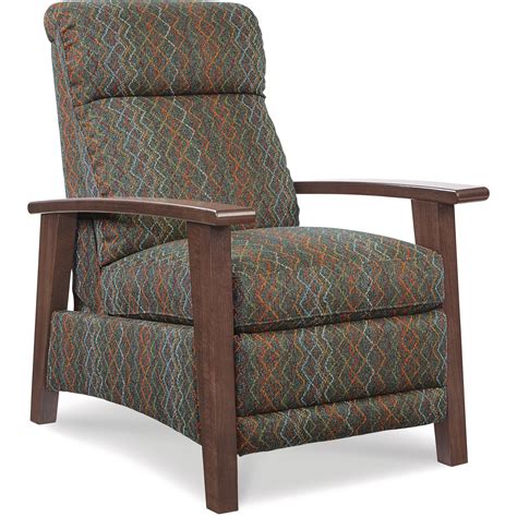 Everyone has heard of lazy boy, but this recliner is unlike the old lazy boy your dad had. La-Z-Boy Recliners Nouveau Modern Recliner with Wood Arms | SuperStore | Recliners