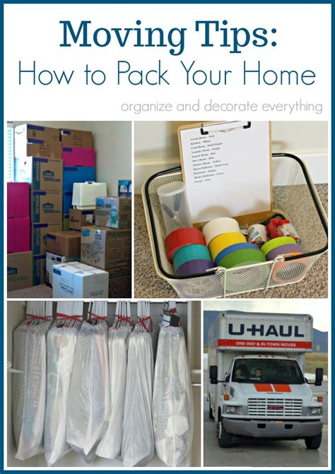Moving Tips How To Pack Your Home Moving House Tips Moving House