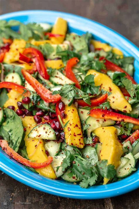 Mediterranean Style Mango Salad Recipe Diet Limited 1781