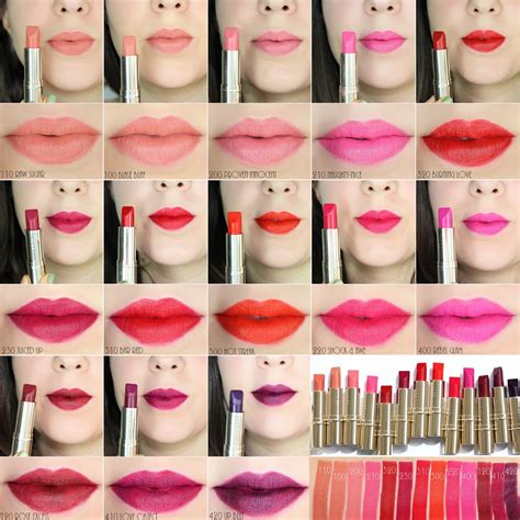 Estée Lauder Pure Color Love Lipsticks Swatches Of The 30 Shades