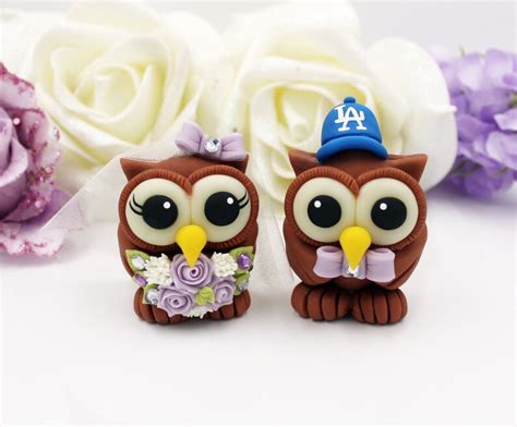 Rustic Wedding Cake Topper Owl Cake Topper Owl Theme Etsy