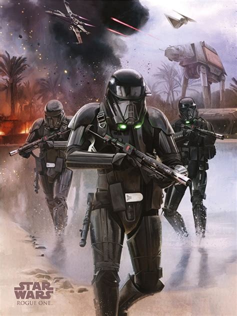 Here's an excerpt from the scene description, involving two unidentified but seemingly important characters. Awesome Collection of STAR WARS: ROGUE ONE Promo Art ...