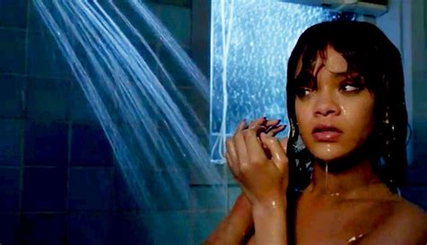 rihanna re creates psycho shower scene on bates motel