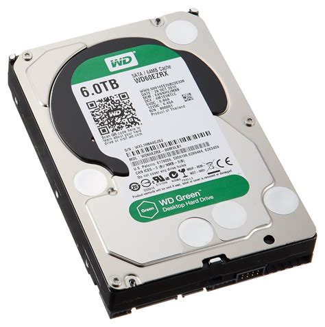 6tb Western Digital Wd Green 35 Inch Sata Iii Desktop Hard Drive