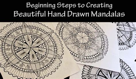 Beginning Steps To Creating Beautiful Hand Drawn Mandalas Jane