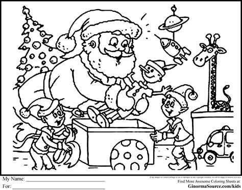 Some legends also include a village inhabited by. Free Printable Christmas Coloring Pages - GINORMAsource ...