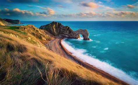 Durdle Door Jurassic Coast Dorset England English Channel Coast Rock