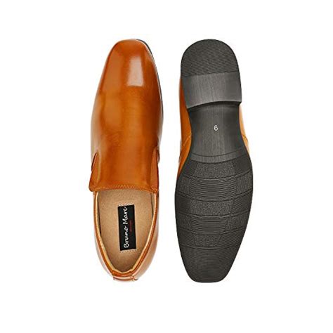 Bruno Marc Men S Leather Lined Dress Loafers Slip On Shoes Gordon 07 Brown Size 12 M Us Pricepulse