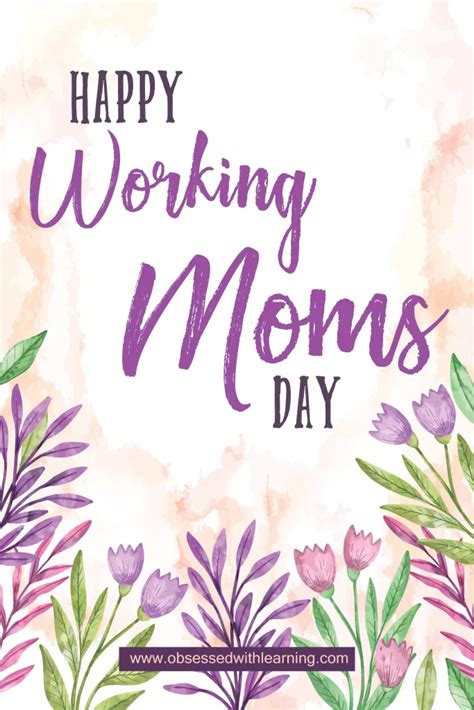 National Working Moms Day Obsessed With Learning Mom Day Working Moms Ela Lesson