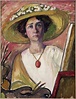 Self-Portrait in front of an easel by Gabriele Münter | USEUM