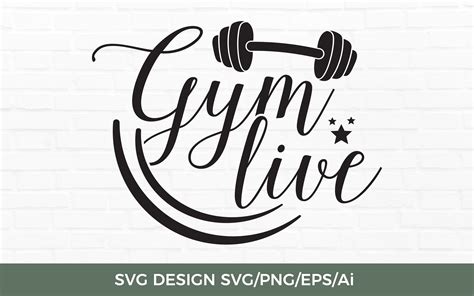 Gym Life Svgtos220 Graphic By Twentyonestudios · Creative Fabrica