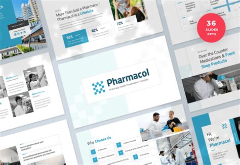 Pharmacy Health Powerpoint Presentation Template Graphue