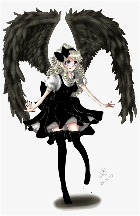 Anime Girl Fallen Angel