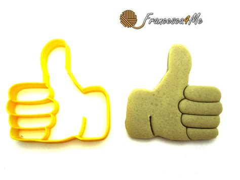 Thumbs Up Down Emoji Cookie Cutter Multi Size Etsy