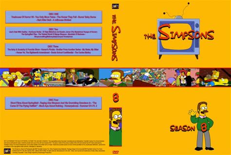 The Simpsons Season 8 Tv Cartoon Collection Tv Dvd Custom Covers 3837the Simpsons 08