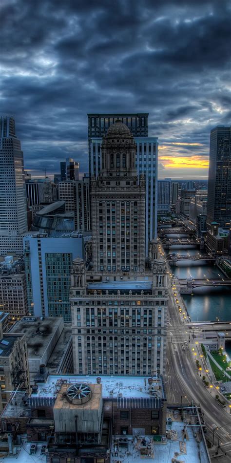 1080x2160 Chicago Buildings Skyscrapers One Plus 5thonor 7xhonor