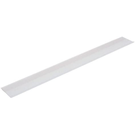 Hubert Shelf Molding Price Strips Adhesive Back White Plastic 47 78