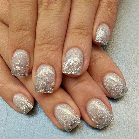 Pearl Tip With Glitteri Love Them Trendy Nails Nail Art Wedding