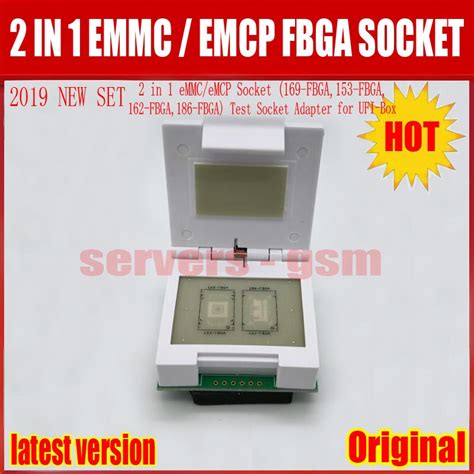 2019 New Original 2 In 1 Emmcemcp Socket 169 Fbga153 Fbga162 Fbga