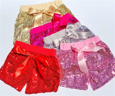 Sparkle Shorts Girls Sparkle Sequin Shorts Glitter Shorts Etsy