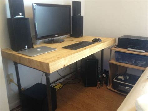 5 ft butcher block workbench top. furniture-saving-small-spaces-with-custom-diy-butcher ...