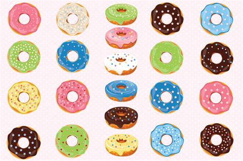 Donuts Clipart Donuts Graphics