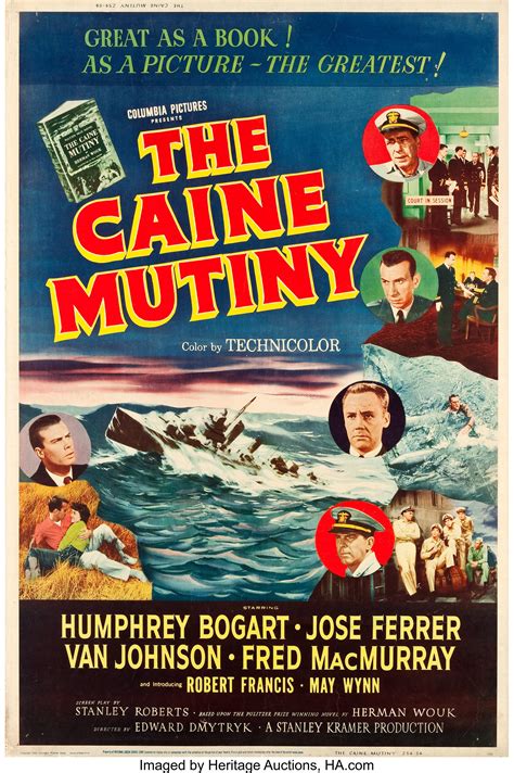 The Caine Mutiny Columbia 1954 Poster 40 X 60 Style Z
