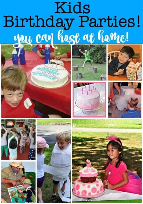 How To Throw Your Own Kids Birthday Parties At Home Momof6