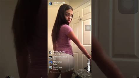 15year Old Malu Trevejo Twerks On Instagram Live Youtube