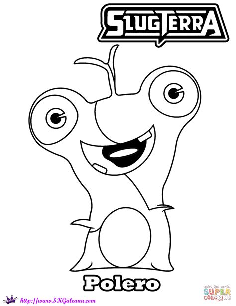 650 x 850 file type: Polero Slug coloring page | Free Printable Coloring Pages