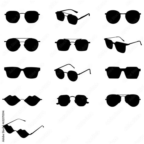 Set Of Sunglasses Sunglasses Svg Summer Svg Sunglass Sunset Svg
