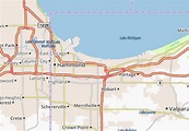 MICHELIN-Landkarte Gary - Stadtplan Gary - ViaMichelin