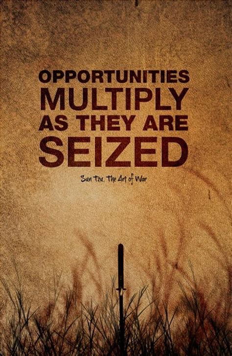 In 2077, the earth was nearly wiped clean of human life. Items similar to Canvas Quote Art - "Opportunities multiply as they are seized." Sun Tzu on Etsy