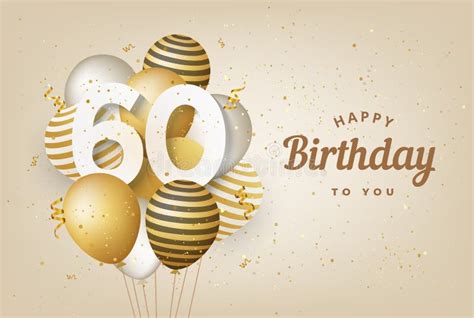 Happy 60th Birthday Stock Illustrations 1454 Happy 60th Birthday